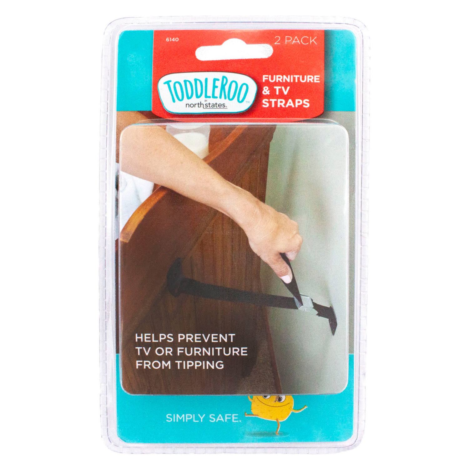 slide 2 of 6, Toddleroo by North States Furniture and TV Straps, 2 ct