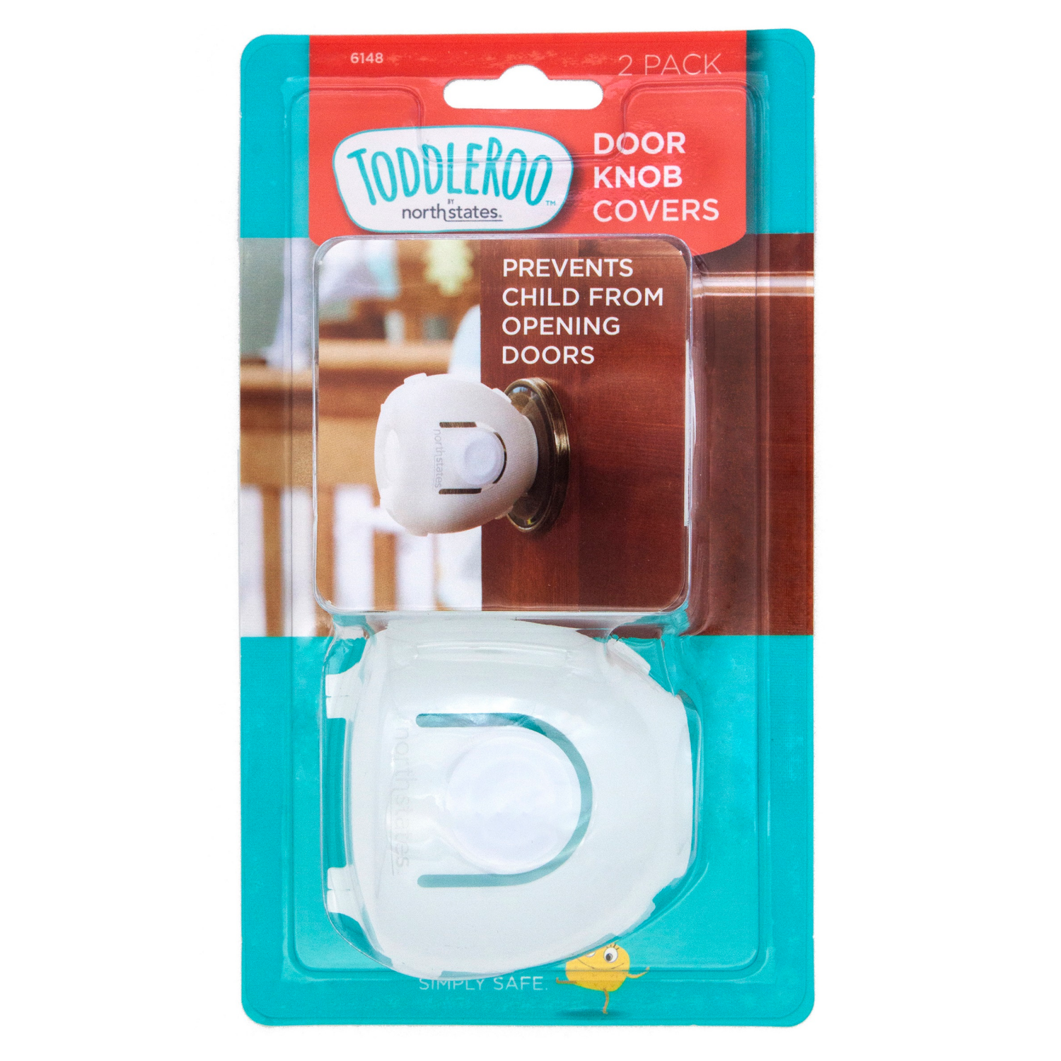 slide 2 of 4, Toddleroo by North States Door Knob Covers, 2 ct
