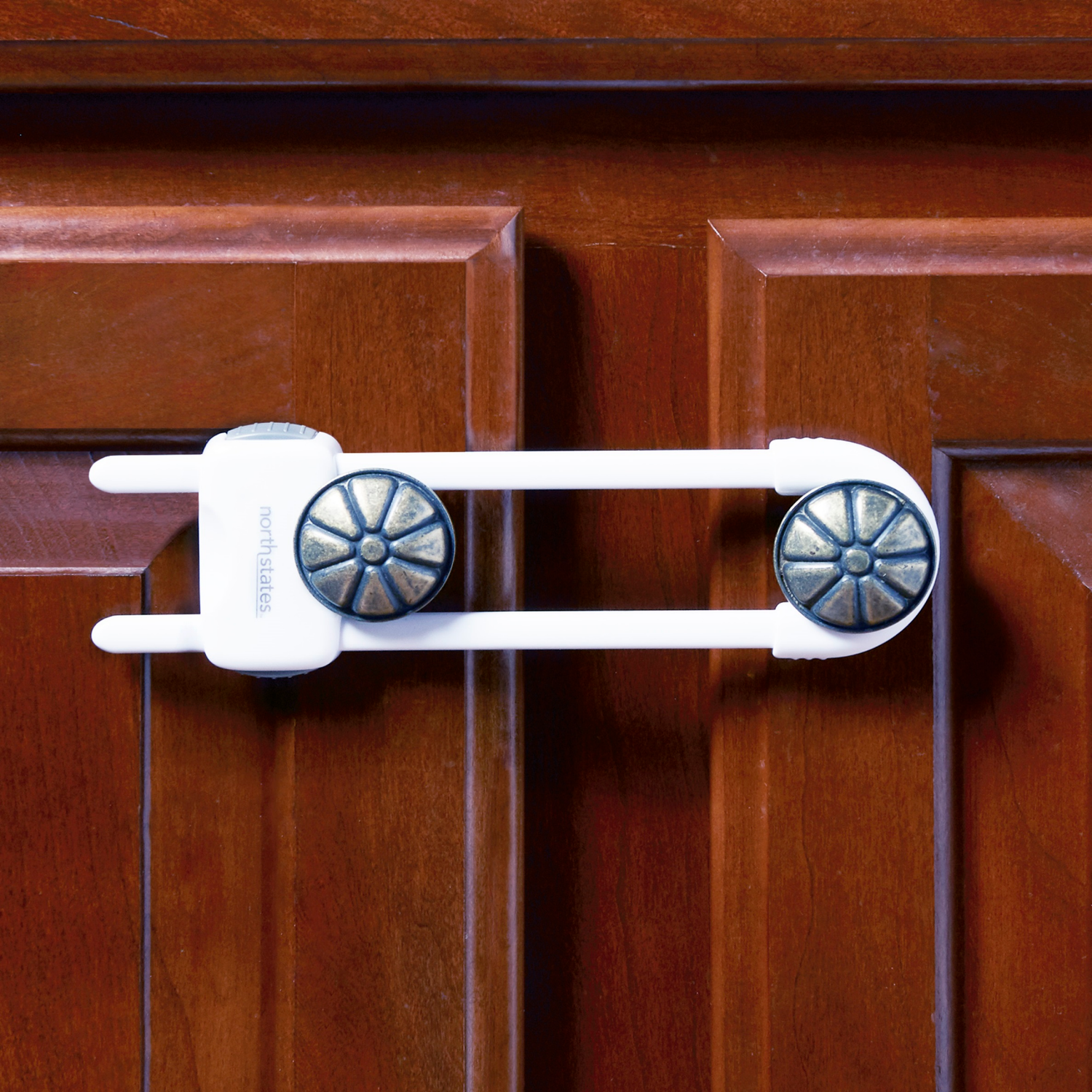 slide 4 of 4, Toddleroo by North States Sliding Cabinet Locks, 3 ct