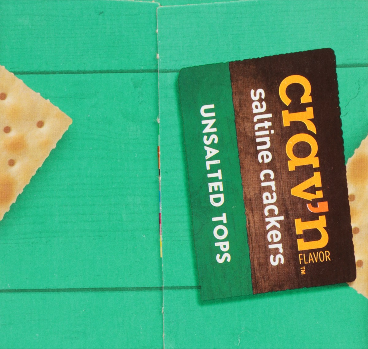 slide 4 of 9, Crav'n Flavor Unsalted Tops Saltine Crackers 4 ea, 4 ct