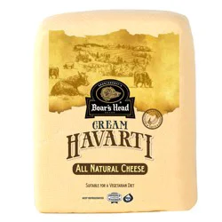 Boar's Head Cream Havarti Cheese, Custom Sliced