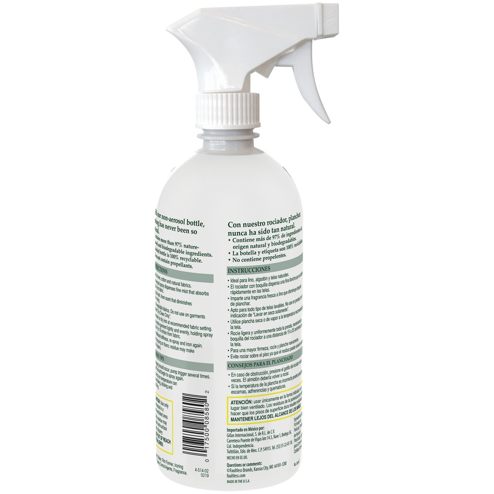 slide 2 of 2, Niagara Premium Smooth Finish Pro Grade Smooth Finish Ironing Spray 22 oz, 22 fl oz