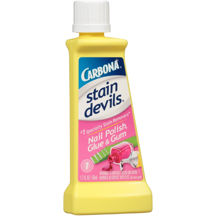 slide 5 of 6, Carbona Stain Devils Spot Remover For Fabrics 1 Chewing Gum and Glue, 1.7 oz