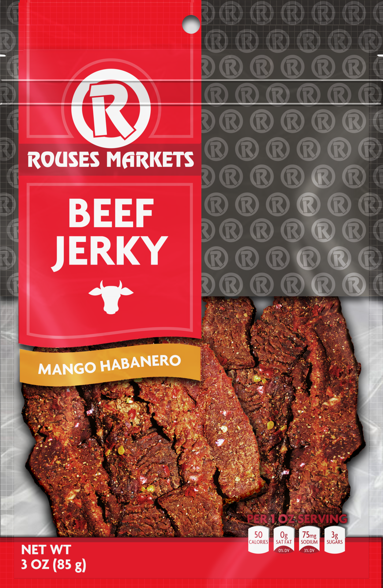 slide 1 of 1, Rouses Mango Herb Jerky, 3 oz