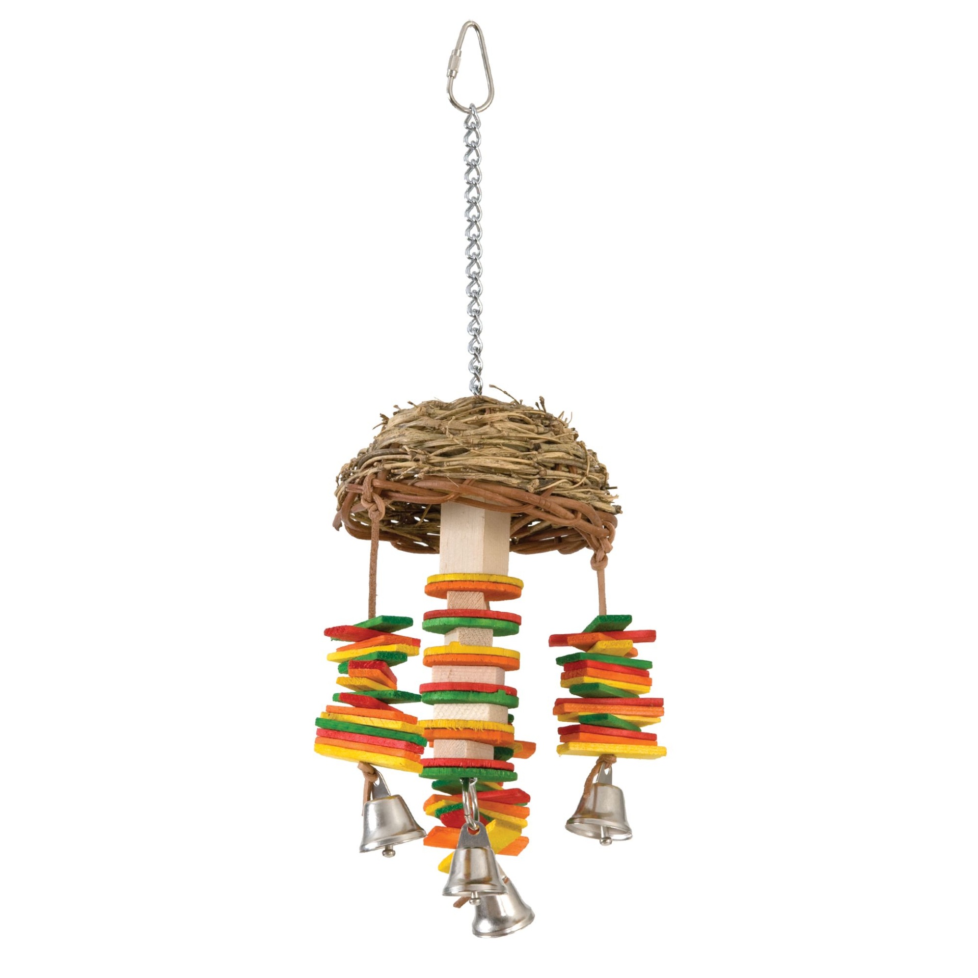slide 1 of 1, All Living Things Hanging Basket Bird Toy, 1 ct