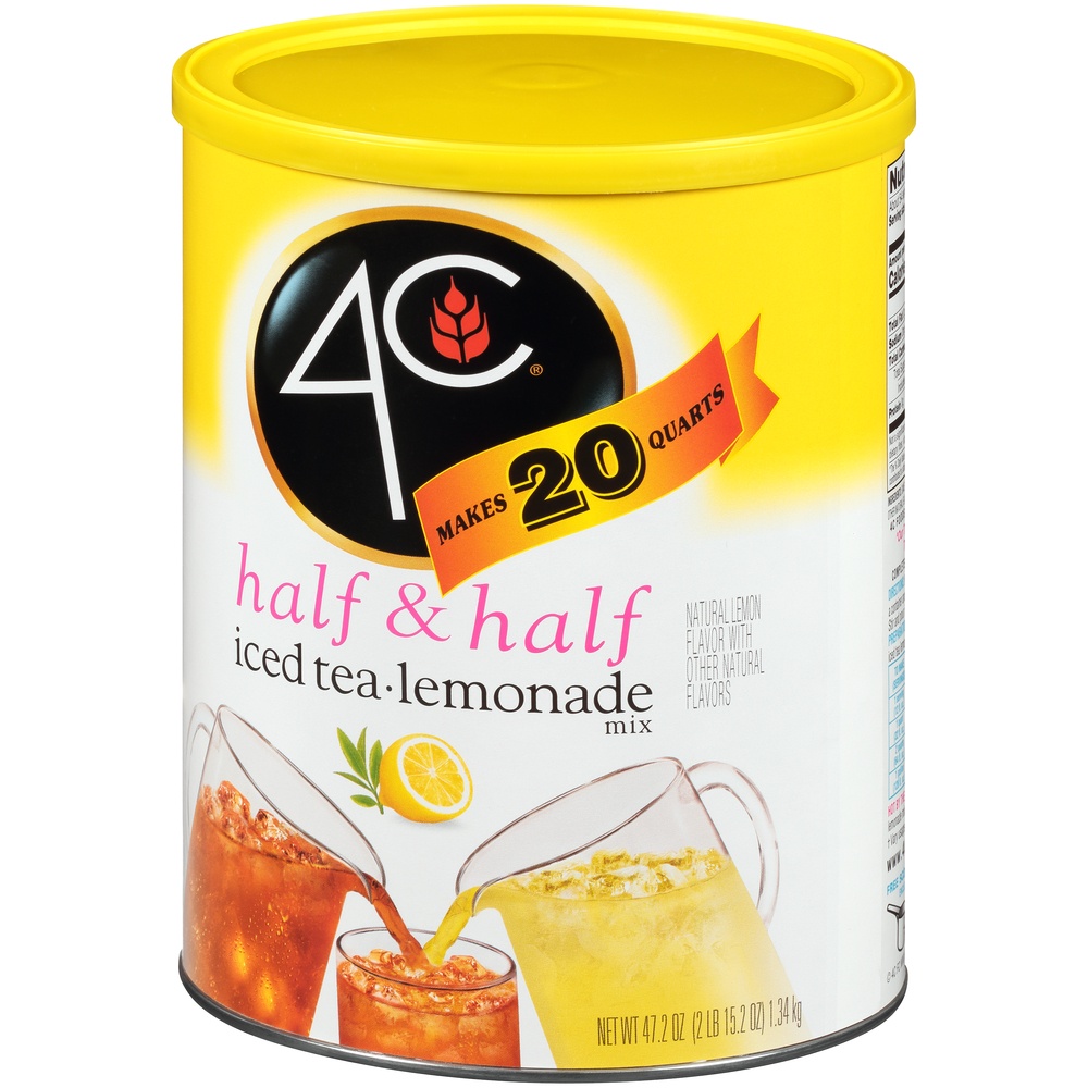 slide 2 of 7, 4C Half & Half Iced Tea Lemonade Mix, 50.2 oz