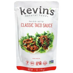 Kevin's Natural Foods Paleo Keto Mild Classic Taco Sauce 7 oz
