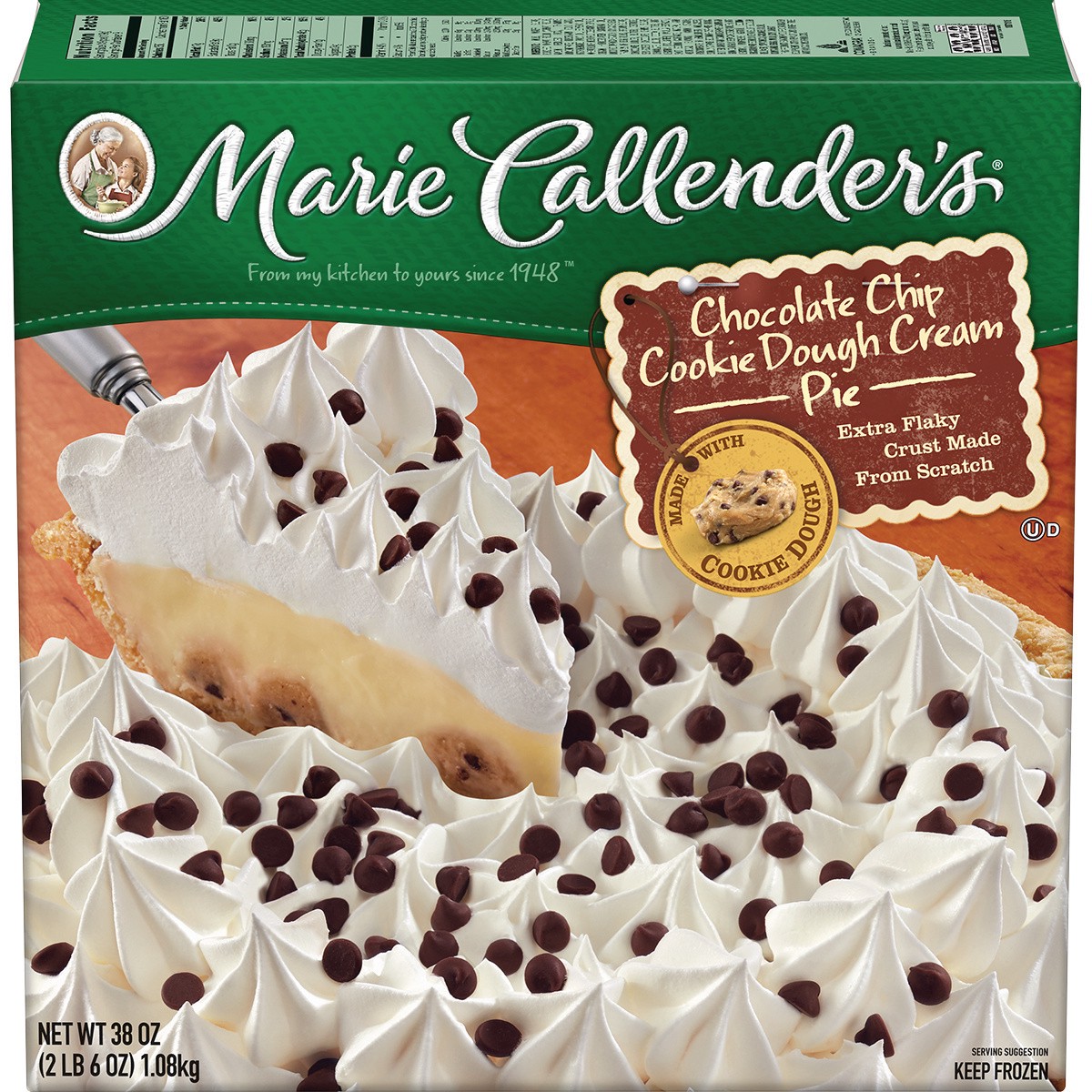 slide 1 of 4, Marie Callender's Cookie Dough Cream Pie, 38 oz