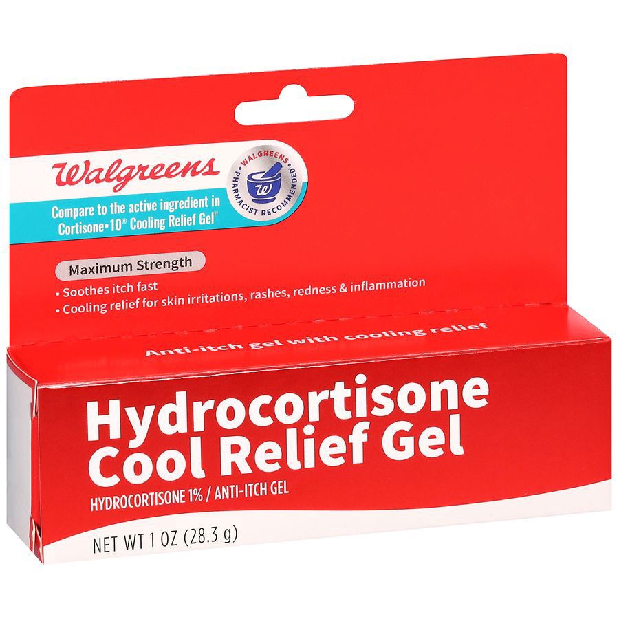 slide 2 of 5, Walgreens Hydrocortisone Cool Relief Gel, 1 oz