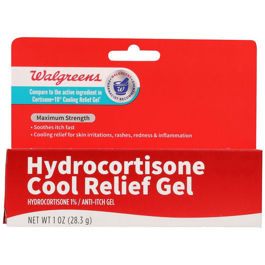 slide 5 of 5, Walgreens Hydrocortisone Cool Relief Gel, 1 oz