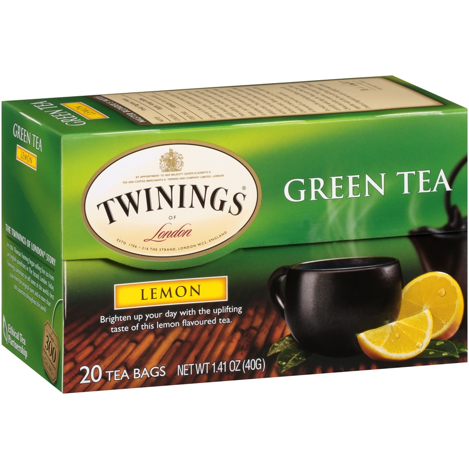 slide 2 of 7, Twinings Green Lemon 20 ct, 