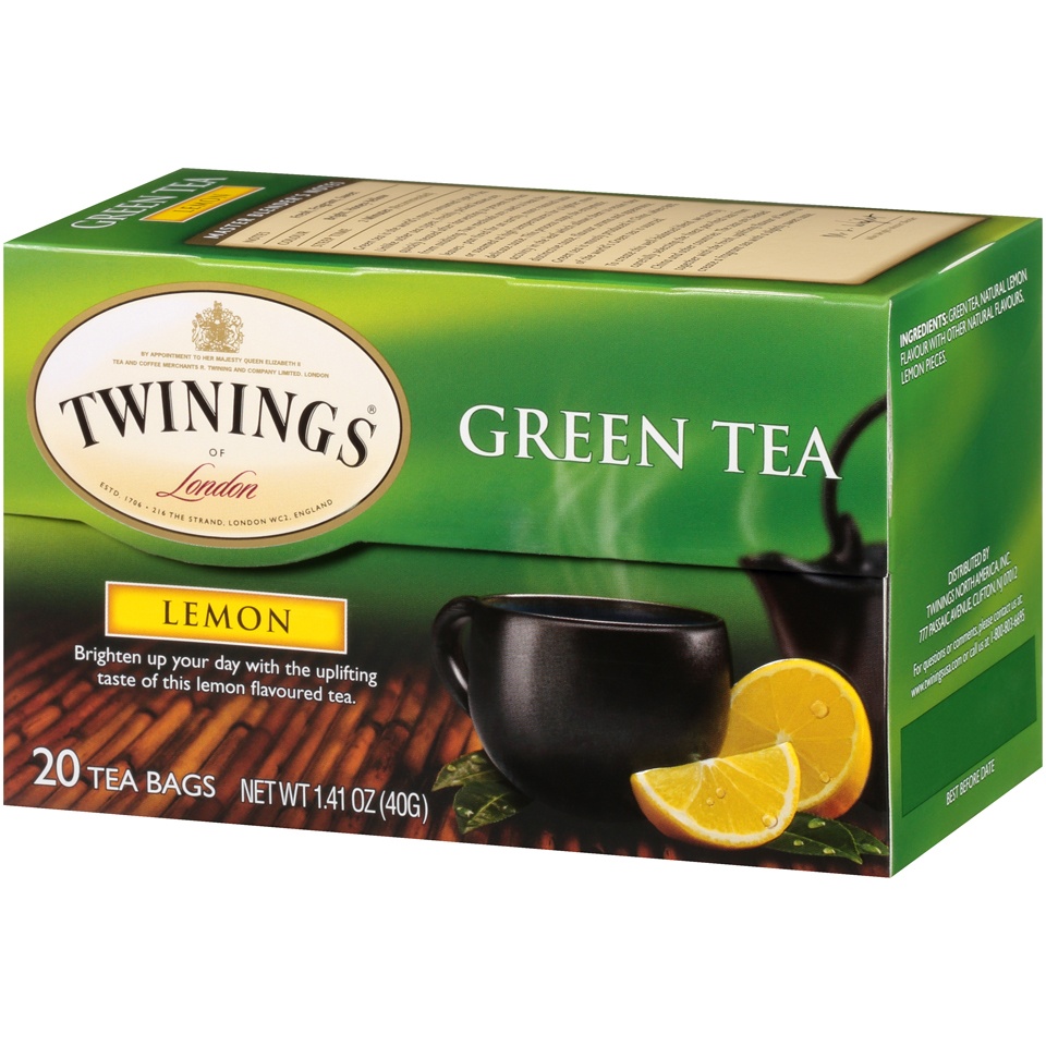 slide 3 of 7, Twinings Green Lemon 20 ct, 