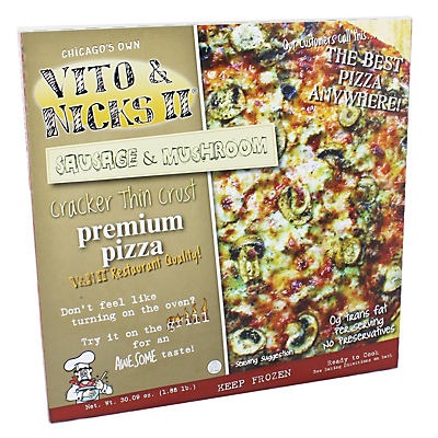 slide 1 of 1, Vito & Nicks II Sausage Mushroom Pizza, 30.09 oz