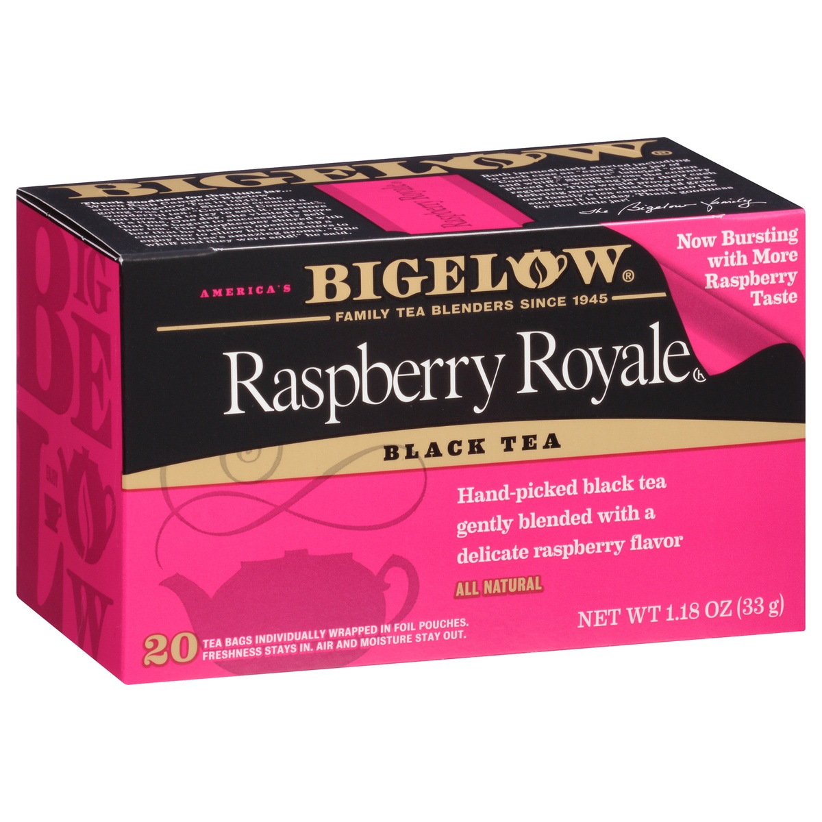 slide 2 of 9, Bigelow Tea Raspberry - 20 ct, 20 ct