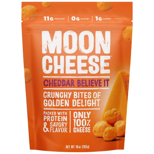 slide 1 of 1, Moon Cheese™, cheddar believe it, 10 oz