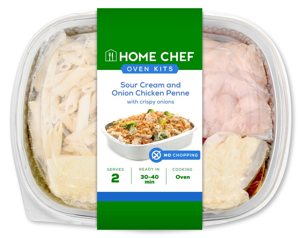 slide 1 of 1, Home Chef Oven Kit Sour Cream And Onion Chicken Penne, 31 oz