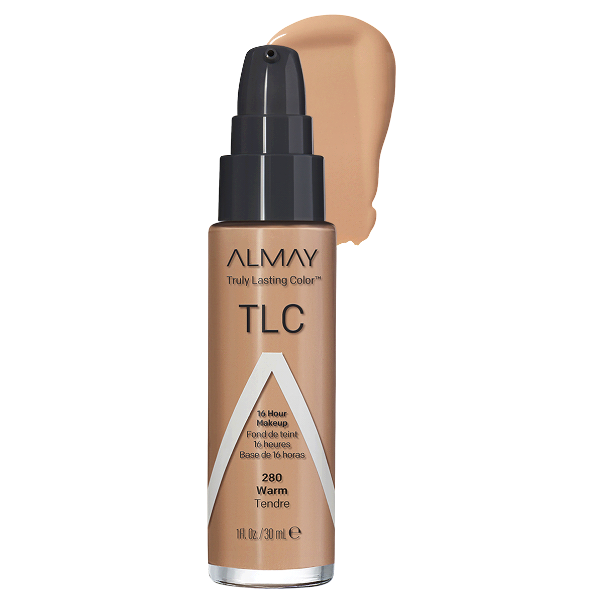 slide 1 of 2, Almay Truly Lasting Color Makeup Foundation - 280 Warm, 1 oz