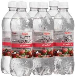 Hy-Vee Water Coolers Strawberry 6 Pack