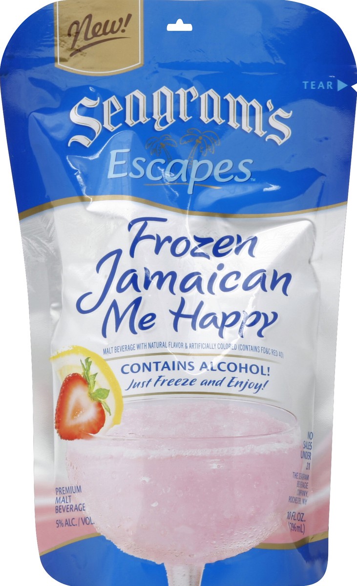 slide 2 of 3, Seagram's Frozen Jamaican Me Happy 10Oz Pouch, 10 oz