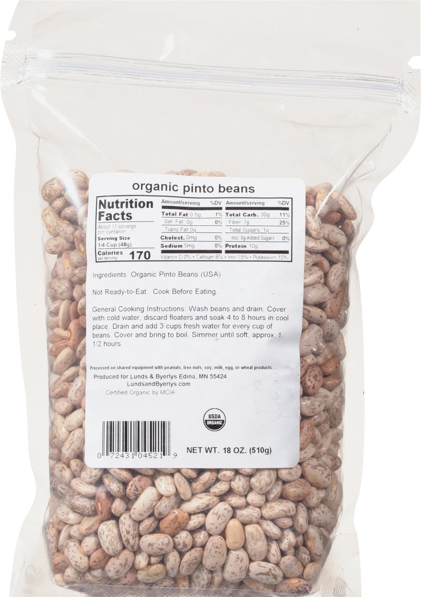 slide 2 of 9, Lunds & Byerlys Organic Pinto Beans 18 oz, 18 oz