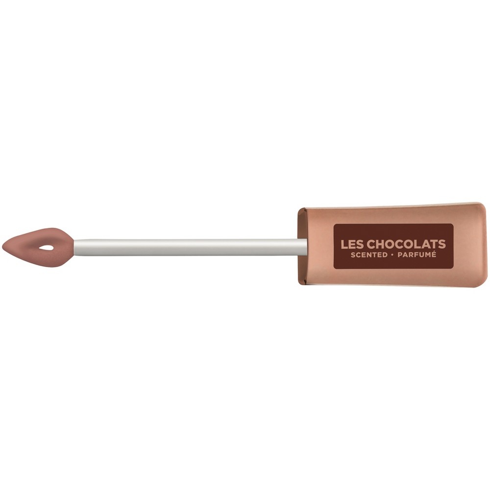 slide 3 of 4, L'Oréal Paris Infallible Pro Matte Les Chocolat Lipstick 848 Dose of Cocoa, 0.21 fl oz