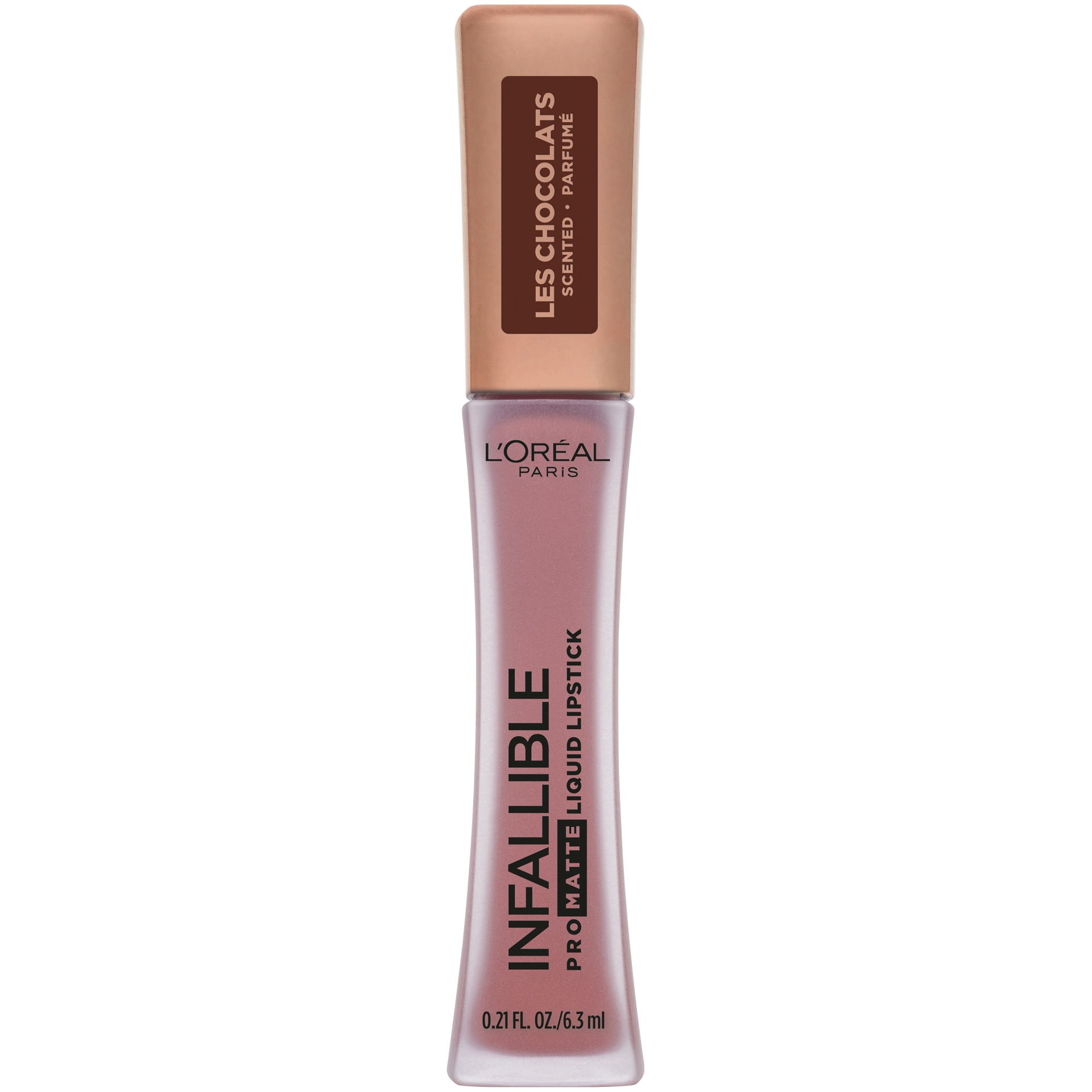 slide 2 of 2, L'Oréal Paris Infallible Pro Matte Les Chocolat Lipstick 842 Candy Man, 0.21 fl oz