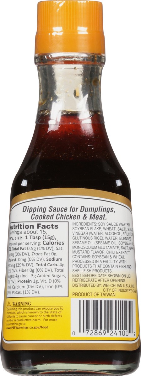 slide 5 of 14, Wei-Chuan Dumpling Sauce 6.5 fl oz, 6.5 fl oz