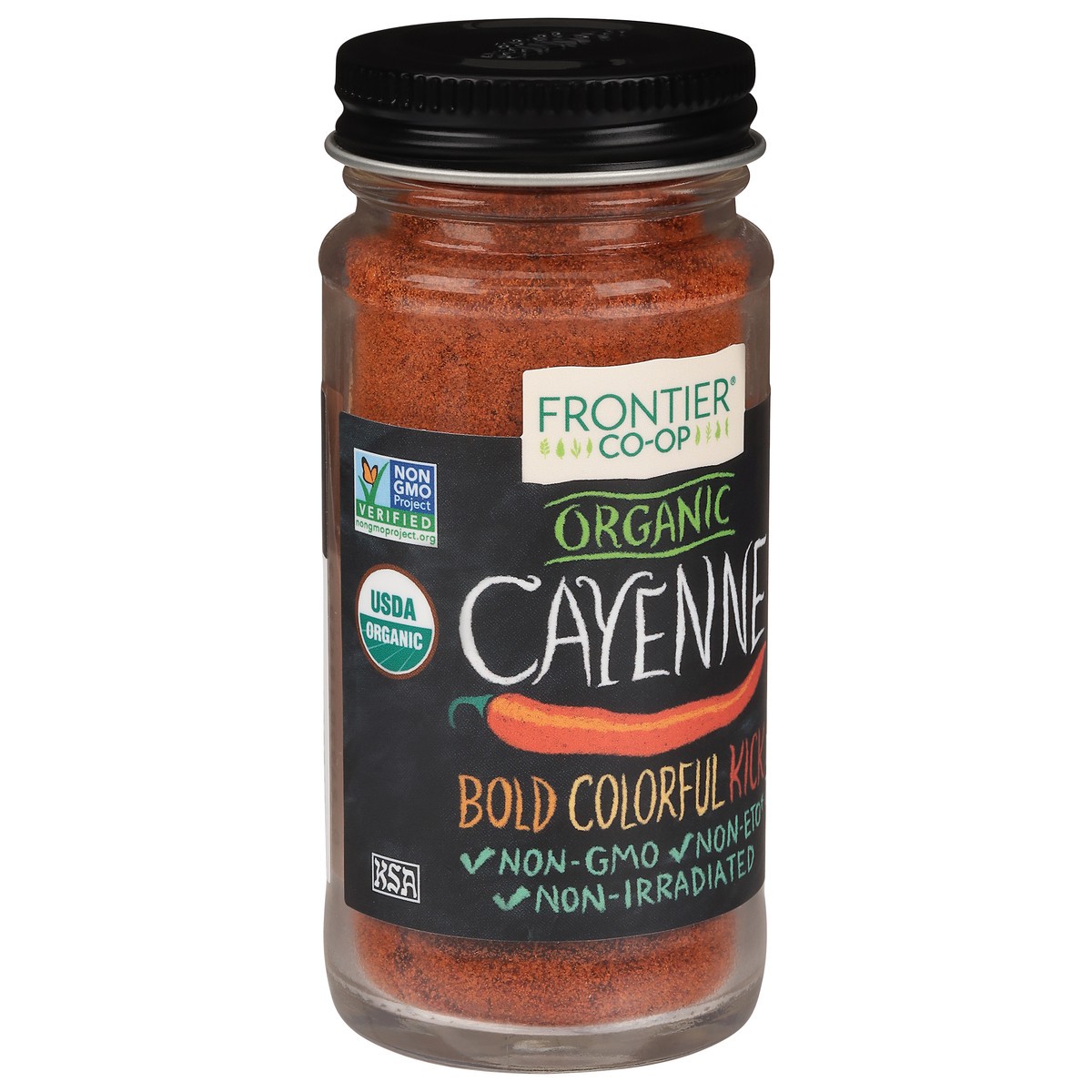 slide 9 of 11, Frontier Cayenne Pepper 30Hu Org, 1.76 oz