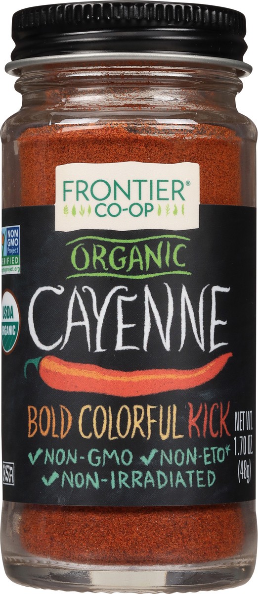 slide 11 of 11, Frontier Cayenne Pepper 30Hu Org, 1.76 oz