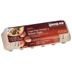 Hy-Vee Cage Free Omega-3 Grade A Large Brown Eggs