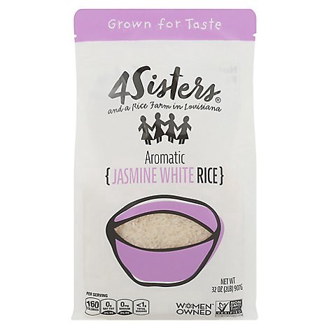 slide 1 of 1, 4sisters Jasmine Rice Long Grain - 2 Lb, 2 lb