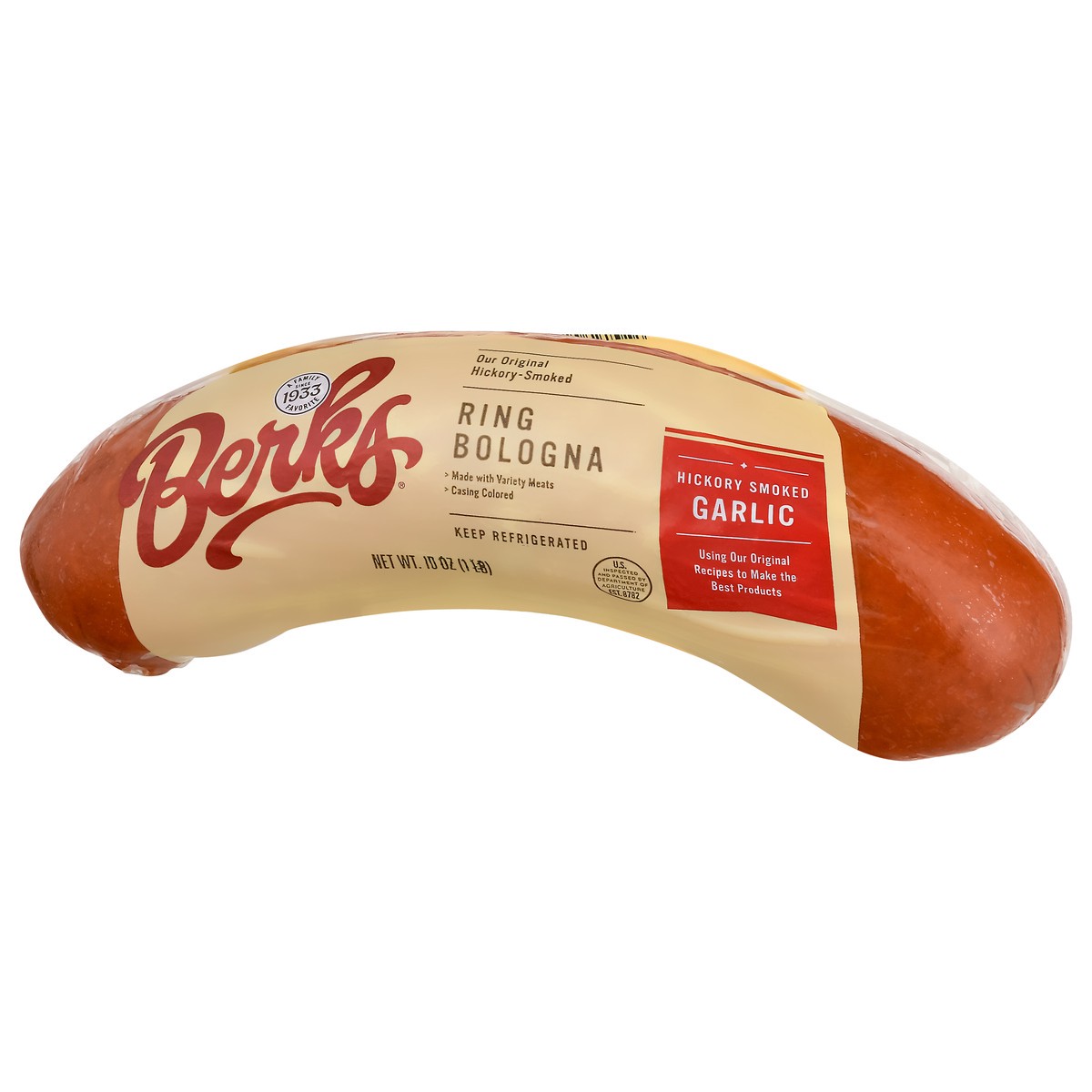 slide 3 of 9, Berks Hickory Smoked Garlic Ring Bologna 16 oz, 16 oz