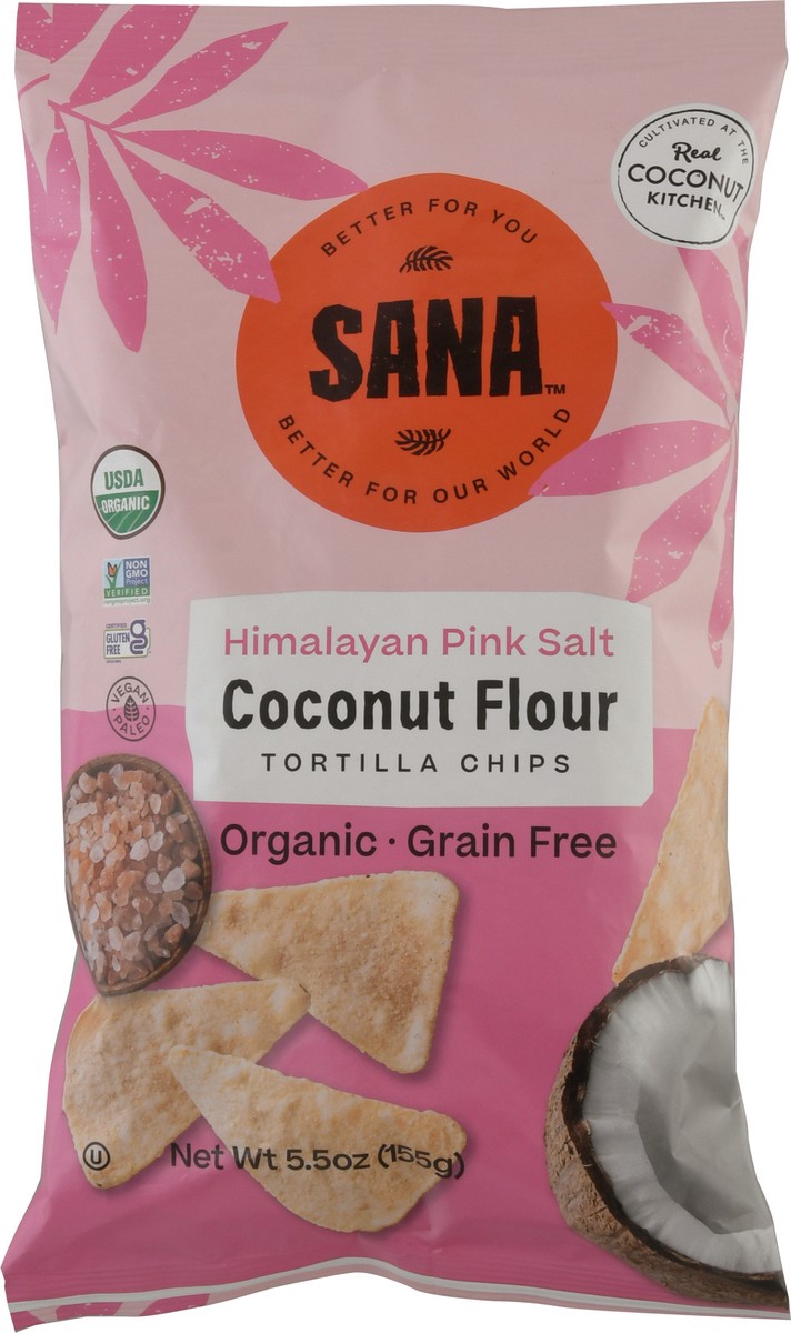 slide 4 of 11, Sana Himalayan Pink Salt Coconut Flour Tortilla Chips 5.5 oz Bag, 5.5 oz