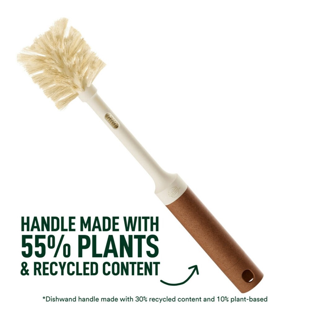 slide 2 of 6, Scotch-Brite Greener Clean Bottle & Straw Brush Set with Replaceable Brush Head 1 ea, 1 ct