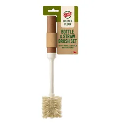 Scotch-Brite Greener Clean Bottle & Straw Brush Set - 1 ea
