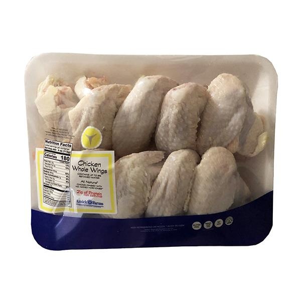 slide 1 of 1, Amick Farms Fresh Chicken Wings Family Pack, per lb