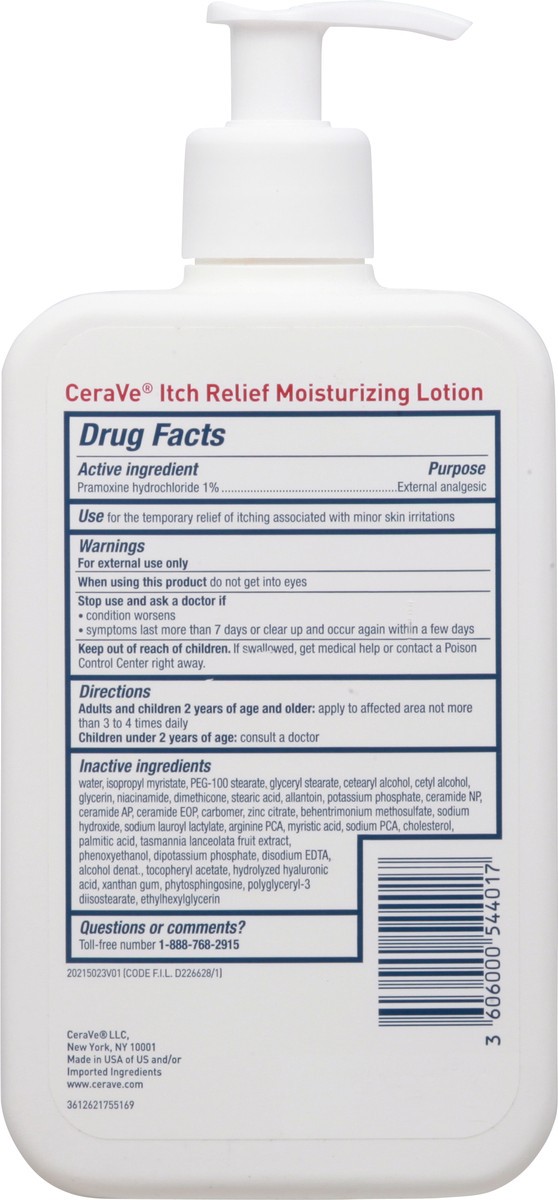 slide 2 of 13, CeraVe Itch Relief Moisturizing Lotion, 16 oz