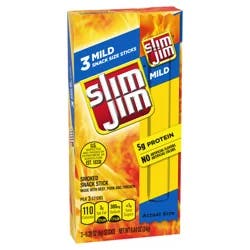 Slim Jim Smoked Mild Snack Stick 3 ea