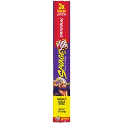 Slim Jim Smoked Original Snack Stick Savage Size - 3 oz