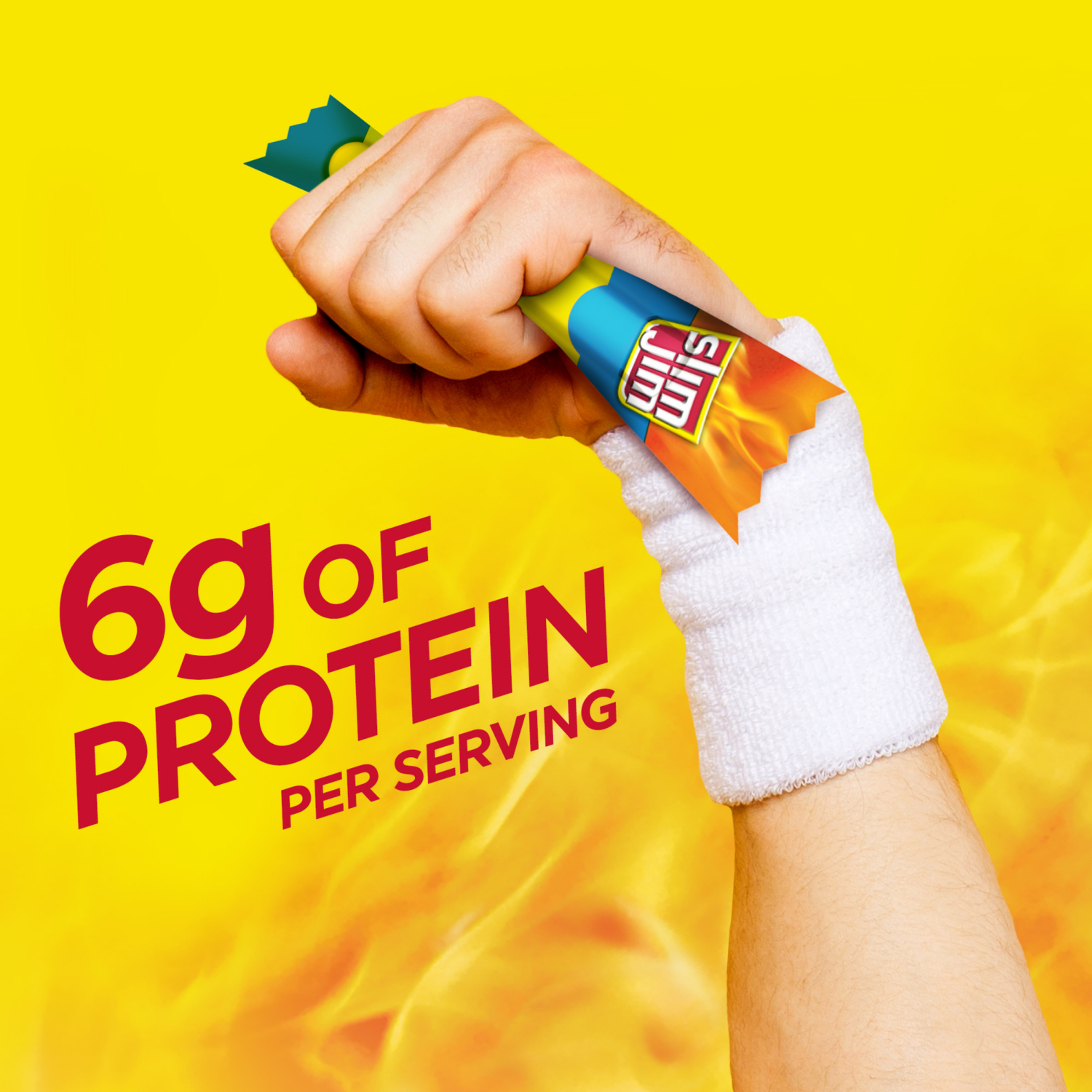 slide 3 of 6, Slim Jim Mild Flavor Snack-Sized Meat Stick Multipack, 6g Protein Per Serving, 0.28 oz. Meat Snacks, 46 Count Box, 46 ct