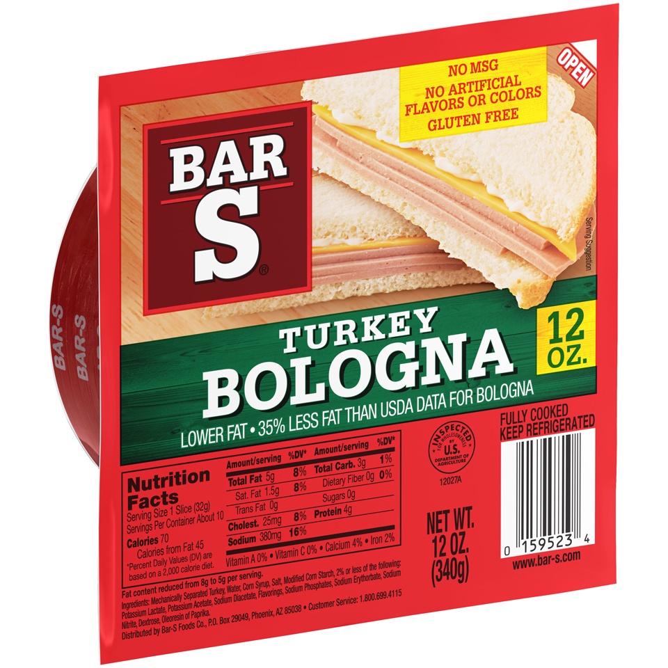 slide 7 of 7, Bar-S Bar S Turkey Bologna, 1 ct