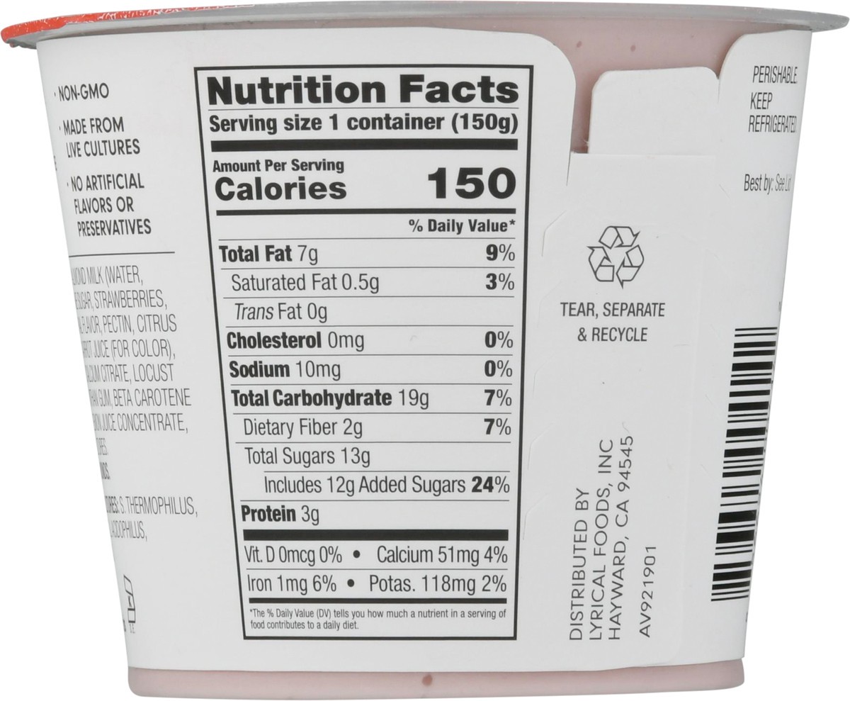 slide 5 of 9, Kite Hill Strawberry Artisan Almond Milk Yogurt, 5.3 oz