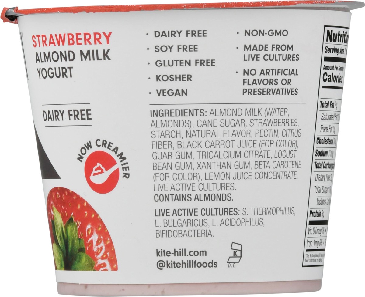 slide 6 of 9, Kite Hill Strawberry Artisan Almond Milk Yogurt, 5.3 oz