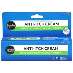 Signature Select/care Anti Itch Cream Hydrocortisone 1% Maximum Strength - 1 Oz