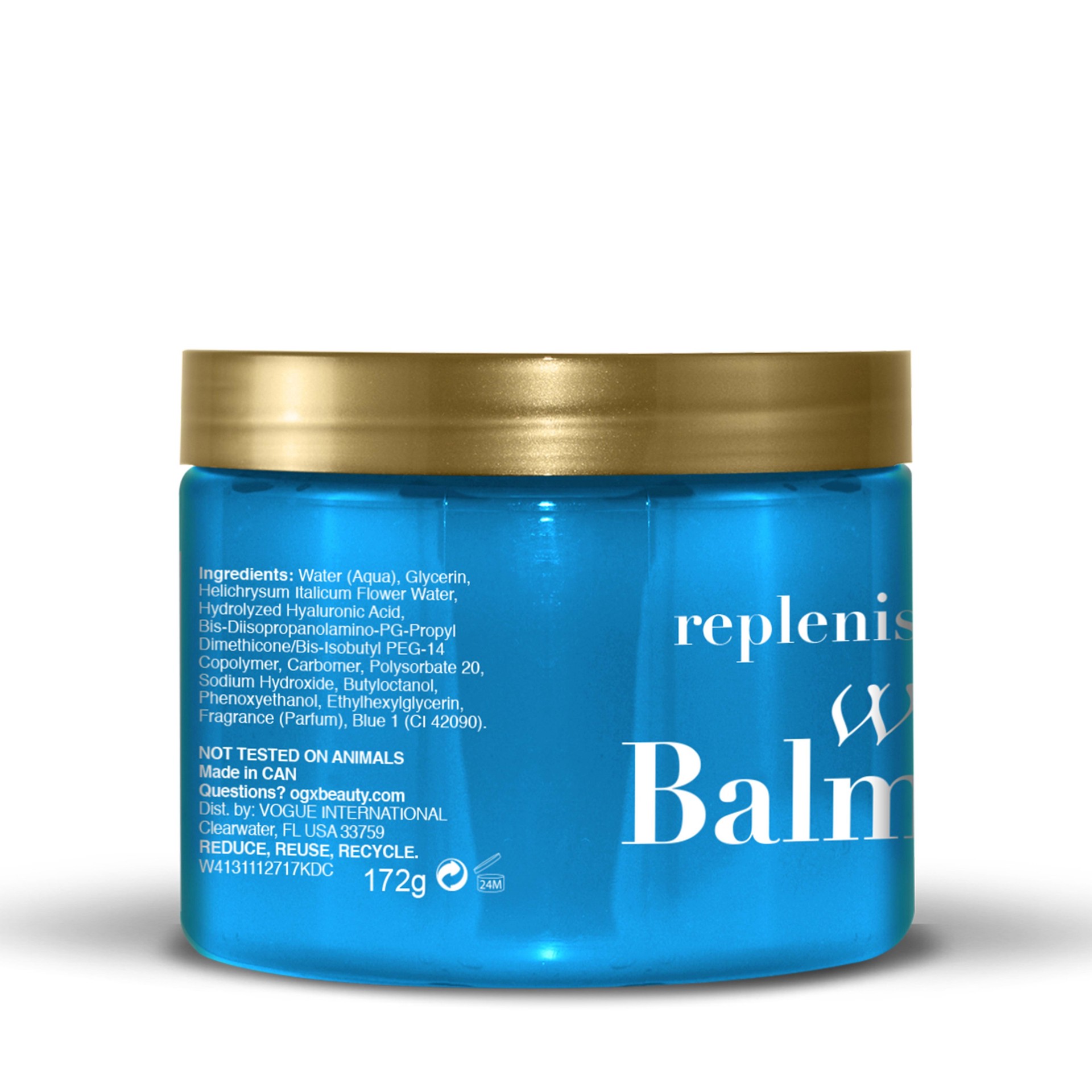 slide 4 of 5, OGX Replenishing + Water Balm Leave-In Mask, 6 Oz, 6 oz