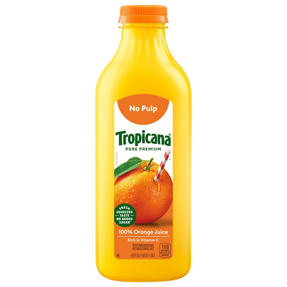 slide 6 of 12, Tropicana Pure Premium Orange Juice No Pulp, 46 oz