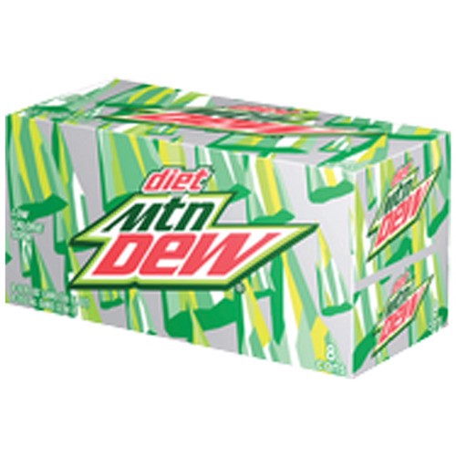 slide 1 of 1, Diet Mountain Dew®, 12 ct; 12 fl oz