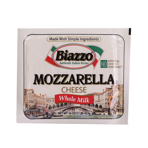 slide 1 of 1, Biazzo® whole milk mozzarella cheese, 16 oz