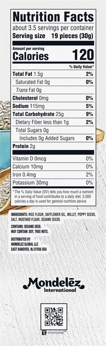 slide 2 of 13, GOOD THiNS Mixed Seed Rice Snacks Gluten Free Crackers, Snack Crackers, 3.5 oz, 3.5 oz