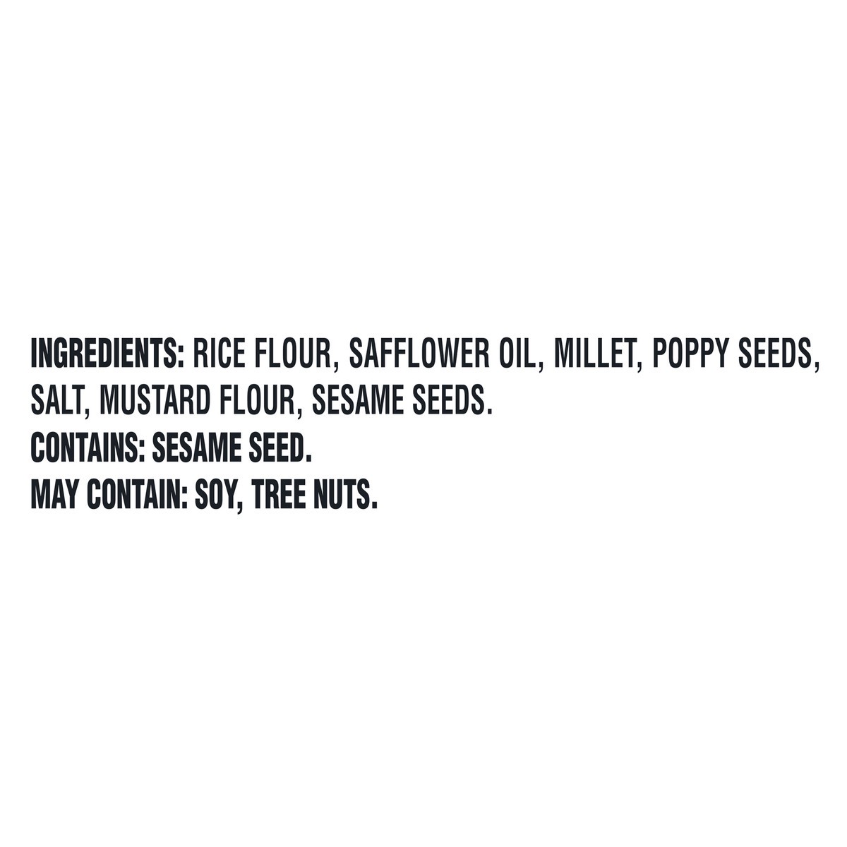 slide 12 of 13, GOOD THiNS Mixed Seed Rice Snacks Gluten Free Crackers, Snack Crackers, 3.5 oz, 3.5 oz